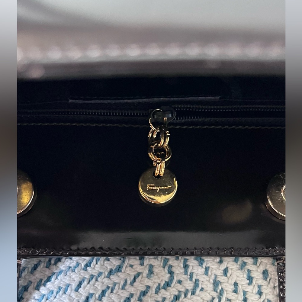 Salvatore Ferragamo Dark Brown Handbag - Picture 6 of 12